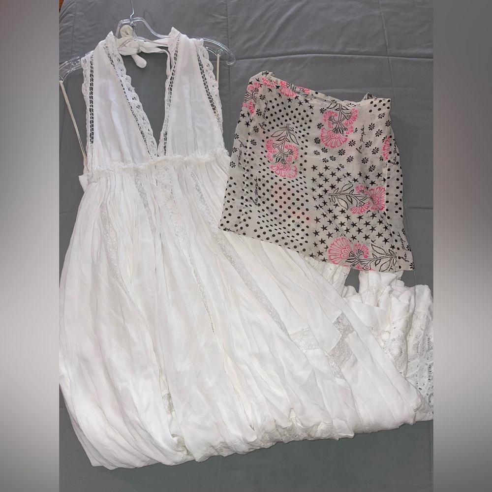 FREE PEOPLE - Norina Maxi Dress in Ivory (SIZE: X-SMALL)